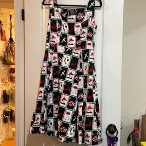 Hearts & Roses of London Sz 10 pin up vintage style, fit & flare dress